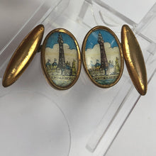 Load image into Gallery viewer, 1940s 1950s Blackpool Souvenir Cufflinks
