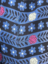 Load image into Gallery viewer, Volup Original 1940s Pure Silk Stripe Day Dress - Bust 42 44