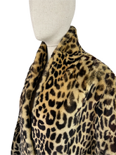 Load image into Gallery viewer, Original 1940's Dyed Lamb Leopard Print Jacket - Bust 38 40