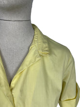 Load image into Gallery viewer, Do Not Buy Original 1950's Lightweight Cotton Day Dress in Soft Yellow - Belted - Bust 36 38 *