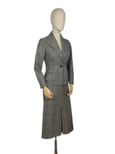 Load image into Gallery viewer, Wounded But Wearable Original 1930's Blue, Brown and Cream Check Suit - Bust 32 33