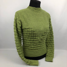 Load image into Gallery viewer, Reproduction 1930s Green Jumper - B35 38
