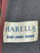 Load image into Gallery viewer, Original 1940's Charcoal Grey Lightweight Wool Coat by Harella - Bust 34 36 *