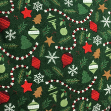 Load image into Gallery viewer, 1940s Reproduction Christmas Blouse in Riley Blake Cotton - Bust 34" 36"