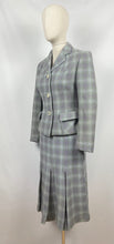 Load image into Gallery viewer, Original 1950s Marlbeck Tweed Suit in Purple and Green - Bust 35 36