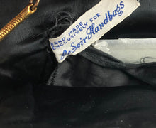 Load image into Gallery viewer, Original 1950s Black Sequin and Beaded Evening Bag by Le Soir Handbags