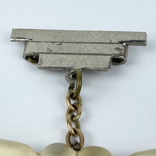 Load image into Gallery viewer, Original 1940's WW2 Sweetheart Brooch of a Heart Set within Wings and With Paste Middle *