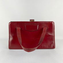Load image into Gallery viewer, Original 1940s 1950s Burgundy Leather Bag