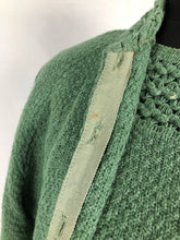 Load image into Gallery viewer, 1950s Sage Green Three Piece Acrylic Knit Set By Orlon - Bust 38 40