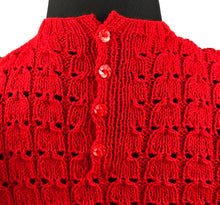 Load image into Gallery viewer, Reproduction 1940s Jumper in Bright Lipstick Red - B 34 36