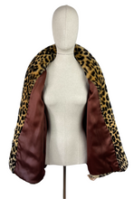 Load image into Gallery viewer, Original 1940's Dyed Lamb Leopard Print Jacket - Bust 38 40