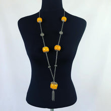 Load image into Gallery viewer, Vintage Early Plastic Necklace - A Statement Piece!
