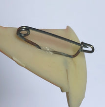Load image into Gallery viewer, Vintage Early Plastic Pink and Cream Sailing Ship Brooch