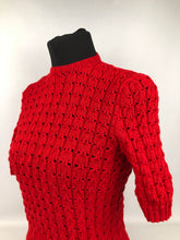 Load image into Gallery viewer, Reproduction 1940s Jumper in Bright Lipstick Red - B 34 36