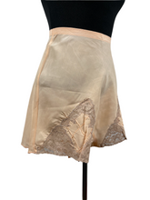 Load image into Gallery viewer, Original 1930's Pure Silk French Knickers With Lace Trim and Original Tag - Waist 25 26