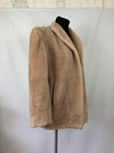Load image into Gallery viewer, 1940s Faux Fur Jacket - Classic Boxy Shape - Bust 38 40