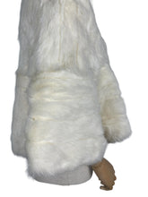Load image into Gallery viewer, Original 1930's or 1940's Vintage White Fur Evening Cape with Stunning Collar - Vintage Winter Wedding Cape