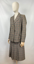 Load image into Gallery viewer, Original 1930s Black, Cream and Red Check Walking Suit - Bust 34 35