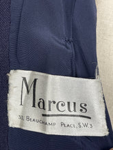Load image into Gallery viewer, Original 1940's Dark Blue Single Breasted Wool Suit by Marcus of London - Bust 36 38
