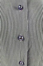 Load image into Gallery viewer, Original 1940's 1950's Purple and White Stripe Blouse with Purple Glass Buttons - Bust 36