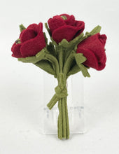 Load image into Gallery viewer, 1940's Felt Flower Poppy Corsage - Pretty Posy Brooch