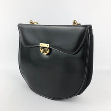 Load image into Gallery viewer, 1950s Black Vinyl Handbag With Matching Red Coin Purse