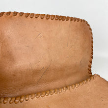 Load image into Gallery viewer, Original 1940's Tooled Leather Bag with Avro Lancaster Bomber Design - WW2 Bag