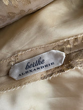 Load image into Gallery viewer, Original 1950's Berthe Alexandrie Gold Lame Organza Cocktail Dress - Bust 35 36