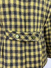 Load image into Gallery viewer, Reproduction 1940s Green and Black Check Jacket - Bust 38 40 42