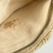 Load image into Gallery viewer, Original 1940's or 1950's Cream Crochet Clutch Bag - Neat Vintage Purse