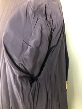 Load image into Gallery viewer, 1940s Volup Fit and Flair Princess Coat in Navy Wool - Bust 38 40 42
