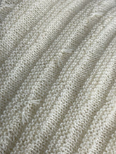 Load image into Gallery viewer, Original 1930's 1940's Hand Knitted Bed Cape in Cream Wool - Bust 34 36