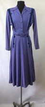 Load image into Gallery viewer, Incredible Original 1940s CC41 Suit by Brookmar - Dress and Jacket Set With Pockets!- B34