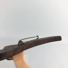 Load image into Gallery viewer, 1930s 1940s Early Plastic and Wood Nutcracker Brooch with Painted Detail