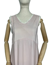 Load image into Gallery viewer, Original 1920's 1930's Crepe Underwear Matching Set with Knickers and Slip - Bust 36