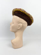 Load image into Gallery viewer, Reproduction 1940s Pure Wool Fair Isle Beret - Wonderful Design Featuring Eight Different Colours