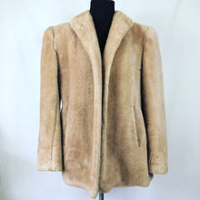 Load image into Gallery viewer, 1940s Faux Fur Jacket - Classic Boxy Shape - Bust 38 40
