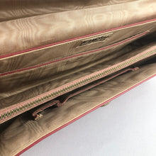 Load image into Gallery viewer, 1950s Cherry Red Hand Bag with Gold Coloured Clasp by Eros