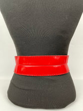 Load image into Gallery viewer, Fabulous 1950s Lipstick Red Leather Waist Cincher Belt - Waist 24 25 26