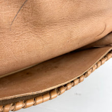 Load image into Gallery viewer, Original 1940's Tooled Leather Bag with Avro Lancaster Bomber Design - WW2 Bag
