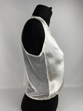 Load image into Gallery viewer, Original 1930's Satin and Net Dickie Blouse - Bust 32 33 34