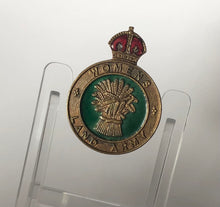 Load image into Gallery viewer, Original Women's Land Army Enamel Badge