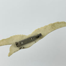 Load image into Gallery viewer, Large Plastic Seagull in Flight Brooch