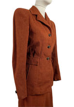 Load image into Gallery viewer, Original 1930s Chestnut Tweed Walking Suit - Exquisite Colour - Bust 34 35 36