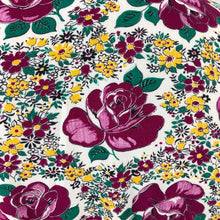 Load image into Gallery viewer, 1940s Floppy Cotton Dress with Pink Roses Print - Bust 40 42