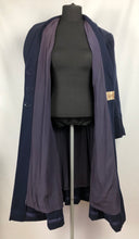 Load image into Gallery viewer, 1940s Volup Fit and Flair Princess Coat in Navy Wool - Bust 38 40 42