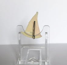 Load image into Gallery viewer, Vintage Early Plastic Pink and Cream Sailing Ship Brooch