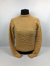 Load image into Gallery viewer, Reproduction 1930s Butterscotch Jumper - B35 38