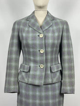 Load image into Gallery viewer, Original 1950s Marlbeck Tweed Suit in Purple and Green - Bust 35 36