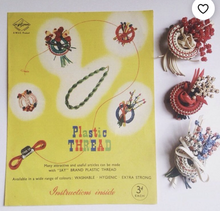 Load image into Gallery viewer, 1940s 1950s Yellow Make Do and Mend Plastic Necklace